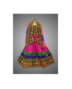 Robes Kuchi afghanes Robe kuchi vintage ethnique tribale, robes de fête Kuchi afghanes/pakistanaises à couleurs vives - Product Image 6