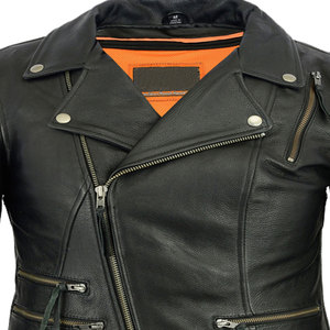 Top Trending Casual Wear Logotipo personalizado Impreso Chaqueta corta de cuero para mujer de fábrica de la mejor calidad - Product Image 5