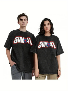 100% algodón blanco sólido camiseta para hombres de talla grande Casual cuello redondo manga corta colección de verano 260 gramos tela ropa a granel - Product Image 4