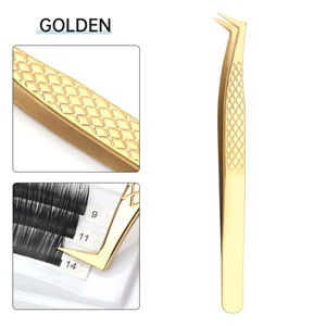 เครื่องมือนําผมขนตาที่ขายดีที่สุด 100% ชุดเครื่องมือขนตาสแตนเลสพร้อมแหนบขนตาสีทองกุหลาบฉลากส่วนตัว - Product Image 6