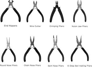 Ensemble de pinces à bijoux, Kit de fabrication de bijoux pour fournitures de fabrication de bijoux - Product Image 3