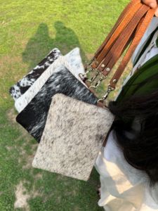 Da <span class=keywords><strong>B</strong></span>ò Thật Lông Da Pouch Ví Nhỏ Tóc Trên Gần gũi hơn Dây Kéo Dây Đeo Ly Hợp Phụ Nữ Mini Đồng Xu Ví Ngày Jelly Ngọc Trai Túi Xách - Product Image 4