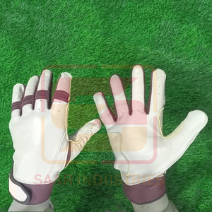 Venta al por mayor profesional de alta resistencia guantes de bateo de béisbol de cuero PU suave cómodo ligero antideslizante ambidiestro - Product Image 4