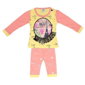 Traje estampado para niñas recién nacidas - Amarillo - Product Image 1