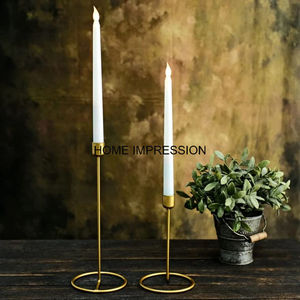 Bougeoir de luxe en métal plaqué or pour décorations de Noël et occasions spéciales Pièce décorative du fournisseur indien - Product Image 6