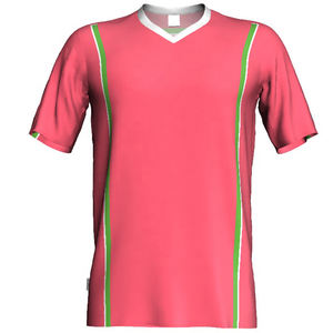 Maillot d'entraînement de football personnalisé avec logo imprimé, manches courtes, 100% polyester, séchage rapide, haute qualité - Product Image 5