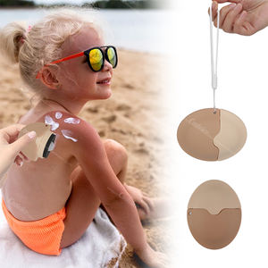 อุปกรณ์ทาครีมกันแดดซิลิโคนแบบเติมได้พร้อมฟองน้ำ ชุดอุปกรณ์ทาครีม<span class=keywords><strong>กันแดด</strong></span>แบบใช้ซ้ำได้ ขนาดพกพา ขายส่งจากโรงงานโดยตรง - Product Image 5