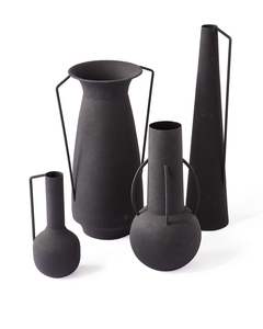 Macetas de flores artificiales de tema sólido, diferentes tamaños y formas, jarrones decorativos de hierro sólido para la venta - Product Image 3