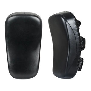 Protector de Golpes de Boxeo Muay Thai de Cuero y PVC al por Mayor, Almohadilla de Entrenamiento de Enfoque, Costuras Reforzadas, Ajustable - Product Image 1