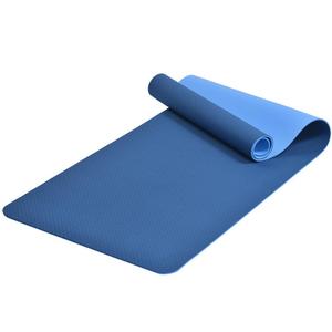 Tapis de yoga TPE antidérapant bicolore pour femmes, usage domestique, 6 mm d'épaisseur, pliable - Product Image 2