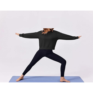 Sudadera estampada transpirable para mujer, sudaderas informales con hombros caídos para mujer, camisa suave de manga larga holgada - Product Image 5