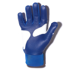 Gants de frappe de baseball en cuir à manchette courte bleue Dernière conception Gants de pratique de jeu de baseball personnalisés - Product Image 6