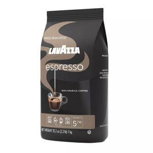 Lavazza-Café de grano entero Super Crema, tostado medio de café expreso, mezcla de Arábica y Robusta, bolsa de 2,2 LB - Product Image 6