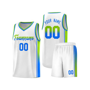 Ensembles d'uniformes de maillot de basket-ball respirant en maille à séchage rapide - Product Image 3