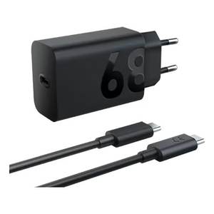 Cargador de Pared USB Tipo-C con Cable, 68W Power Delivery, Negro ZG38C05739 - Product Image 1