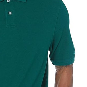 Camiseta con capucha de secado rápido de manga corta para hombre, transpirable y con estampado sólido para Polo fabricado por Dress Sports - Product Image 3