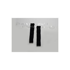 Asm1259 donna 2 pezzi nero in pizzo trasparente nero fantasia perizoma
