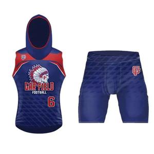 Flag-Football-Uniform zu Günstigen Preisen Anpassbarer Teamname & Nummern Team-Bekleidung 7V7 Football-Uniformen - Product Image 1