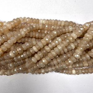 100 pour cent de perles de pierres précieuses en vrac calcédoine blanche naturelle à facettes 4-10mm pour bijoux faits à la main - Product Image 3