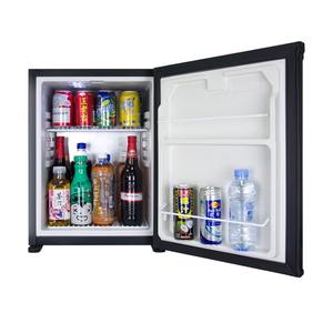 Minibar d'hôtel Orbita 220V avec porte en verre noir avec prise européenne - Product Image 5
