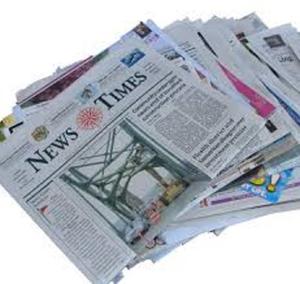 Déchets recyclables Vieux journaux et papier ONP propre - Product Image 1