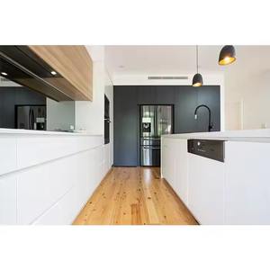 Nouveau style 2025 de l'usine vietnamienne, porte de placard de cuisine moderne RTA, design shaker en bois, prix de gros - Product Image 5