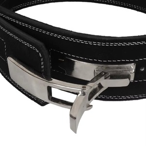 Cinturón de palanca de entrenamiento de gimnasio de camuflaje Premium personalizado sublimado de cuero PU informal de cobre para levantamiento de pesas - Product Image 4