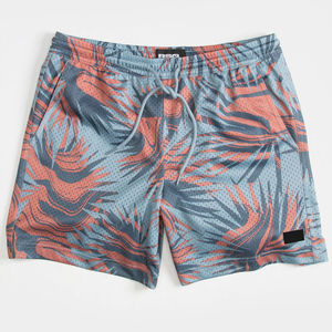 Pantalones cortos deportivos de malla de color sólido con logotipo personalizado con bolsillos Pantalones cortos de malla de verano Ropa informal Precios baratos Pantalones cortos de malla de verano - Product Image 1