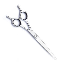 Tijera de aseo para mascotas de pelo ruso, tijera de aseo para corte de pelo de gato de acero inoxidable alemán de 7 "con reposapiés Doble - Product Image 3