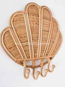 Boucle en rotin en forme de coquille de mer pour suspendre le support en rotin en osier pour la chambre des enfants et des bébés - Product Image 1