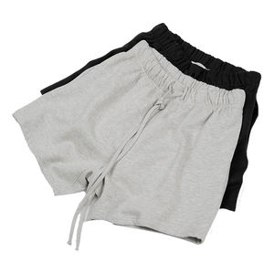 Shorts de sport pour hommes en coton 100% très vendus, taille élastique personnalisée, respirant, de haute qualité, style décontracté, couleur unie - Product Image 2