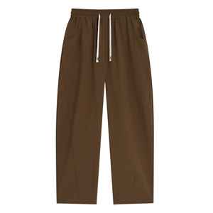 กางเกงวอร์มผู้ชายสไตล์สตรีทแวร์ลำลอง ผ้าฝ้ายสั่งทำพิเศษ ทรงขากว้าง ทรงหลวม ทรงตรง ลายทาง ผ้าหนา ระบายอากาศได้ดี - Product Image 1