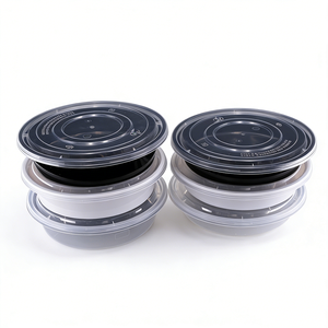 Bandejas Redondas Desechables de PP para Microondas con Tapa para Comida Callejera, Mariscos y Panqueques - Product Image 5