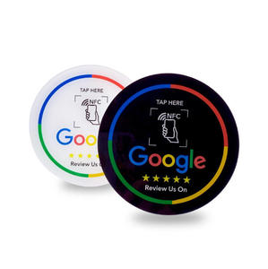 Tarjeta de Visita Inteligente OEM de PVC con RFID y NFC, con Código QR, para Uso en Hoteles/Cafeterías, Resistente al Agua, Tamaño y Color Personalizables - Product Image 1