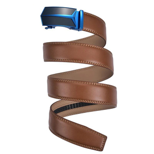 Cinturones de cuero de moda para hombre nuevos de lujo cinturones de vestir de cuero de vaca genuino para hombres de negocios - Product Image 2