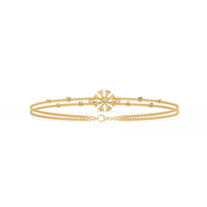 Magnifique bracelet et jonc en or 18 carats avec diamants de laboratoire, accessoire de bijouterie luxueux - Product Image 1