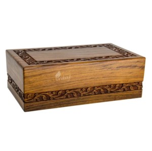 Fabricant d'urnes en bois naturel pour la crémation, d'urnes en bois de mangue de haute qualité pour les cendres humaines - Product Image 1