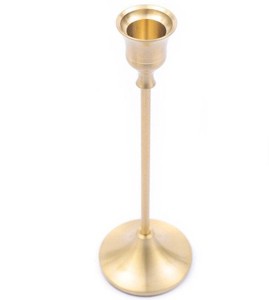 Wholesale Bulk Nickel-Plated Aluminium Metal Candle Pillar <b>Table</b> Top <b>Wall</b> Decorative Hot Selling for Home Use Waterproof Feature - Product Image 2