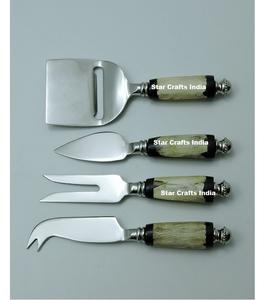 Juego de Cuchillos Rebanadores con Mango de Diseño Superior, Hoja de Acero Inoxidable para Huesos y Cuernos, para Uso Doméstico y Fiestas de Pizza - Product Image 6