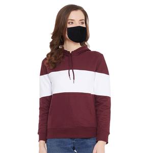 Gran oferta, nueva Sudadera con capucha de algodón para mujer, venta al por mayor, de alta calidad, con capucha, de manga larga, personalizada, antiarrugas, transpirable - Product Image 1