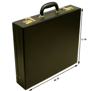 Estuche de archivo Masonic Regalia Delantales con mango duro para delantal MM/WM en estilo maletín | Proveedor de estuche de archivo masónico - Product Image 1