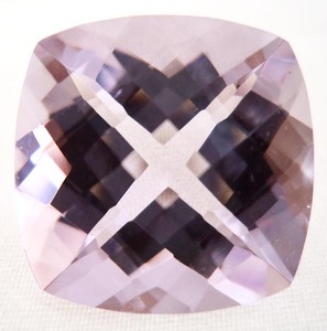 Calidad fina 100% amatista Rosa natural corte facetado forma cuadrada piedra preciosa suelta color rosa febrero piedra preciosa OEM - Product Image 4