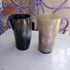 100% Eco Friendly Viking Real Ox Horn Made Glass Drinking Glass Brass <b>Working</b> With on It <b>Gift</b> for Your Loved One for <b>Home</b> Hotel - Product Image 4