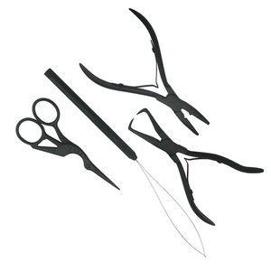 Kit de herramientas de extensión de cabello humano de nailon alto Juego de alicates de abalorios todo en uno Premium Kit de herramientas de extensión de cabello completo de acero inoxidable - Product Image 6