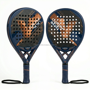 Raquette de padel professionnelle OEM personnalisée en carbone 18K, surface rugueuse, forme goutte d'eau, vente en gros de raquettes de padel, fournisseur de raquettes de padel - Product Image 6