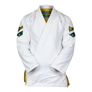 Uniforme brésilien de Jiu Jitsu d'arts martiaux avec des logos et la conception - Product Image 2
