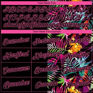 Qualité supérieure Noir Design Tropical Polaire Full Dye Sublimation Sweats Pulls Hommes 100% Polyester Polaire Hoodies - Product Image 3