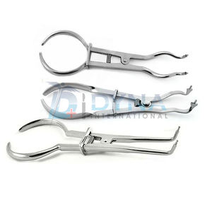 High Quality <b>Set</b> of 3 pcs Endodontic Rubber Dam Forceps/ <b>Pliers</b>, CE Certified Dental Instruments - Product Image 1