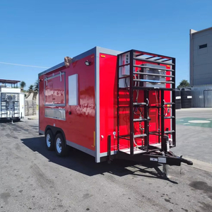 Vente en gros de meilleure nouvelle remorque mobile de restauration rapide moteur efficace camion de crème glacée au détail rapide et efficace meilleur chariot de nourriture hot-dogs collations - Product Image 1