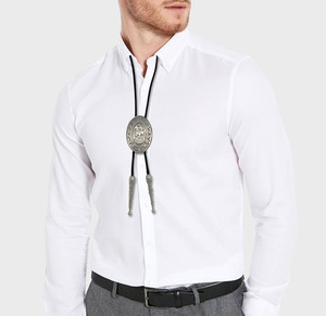 Cravate bolo personnalisée en polyester durable avec logo - Product Image 3